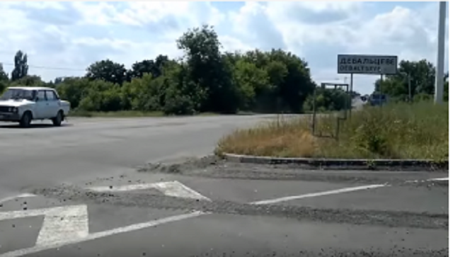 В сеть выложили свежее видео оккупированного Дебальцево