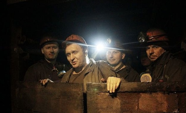 В Луганской области 70 шахтёров бастуют под землёй