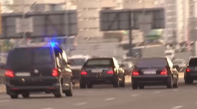 Кортеж Лукашенко из 28 машин вызвал огромные пробки в Киеве