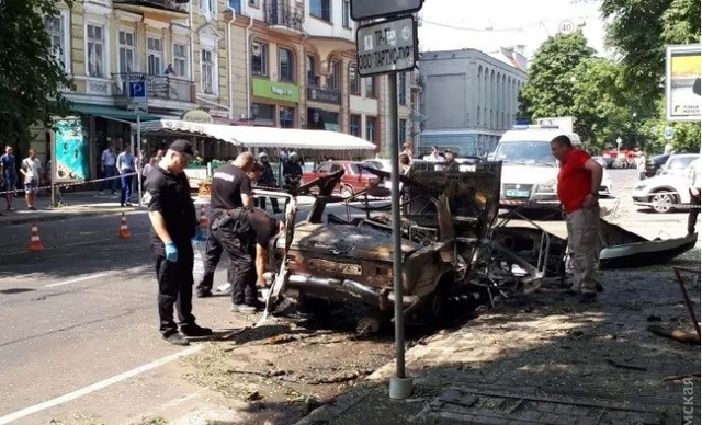 В Одессе был взорван автомобиль, — полиция