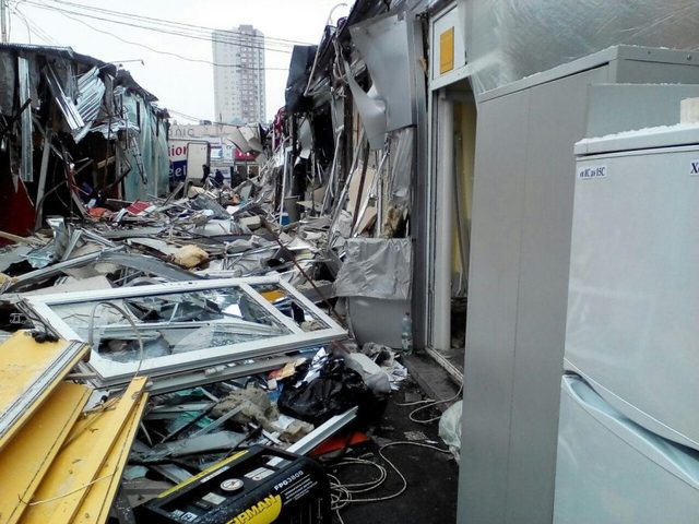 «Титушки» разгромили рынок в столице