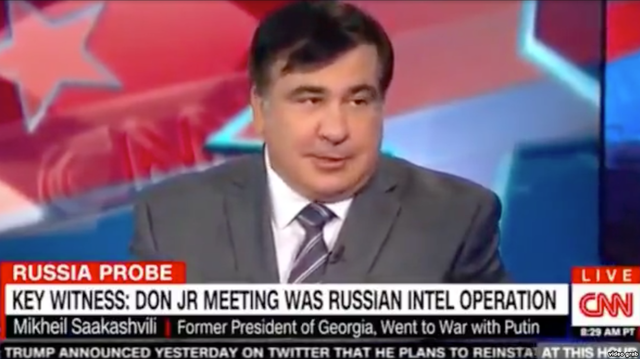Саакашвили на CNN рассказал о "грязных играх украинских олигархов"