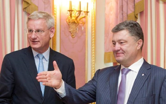 Бильдт: постыдное поведение Порошенко, безусловно, невероятно радует Путина