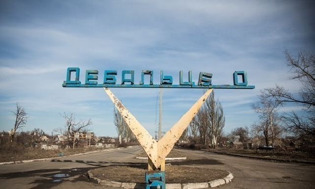 Российские танкисты в ходе Дебальцевской операции