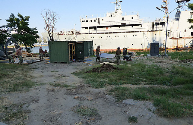 США объявили тендер на строительство ограждения вокруг базы ВМС в Очакове