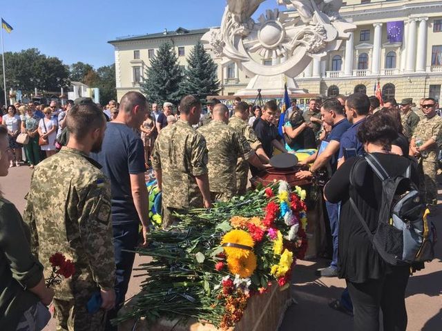 В Хмельницком простились с разведчиком Александром Бойко