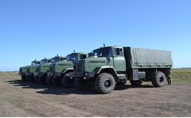 Военные ВСУ получили партию новых КрАЗов