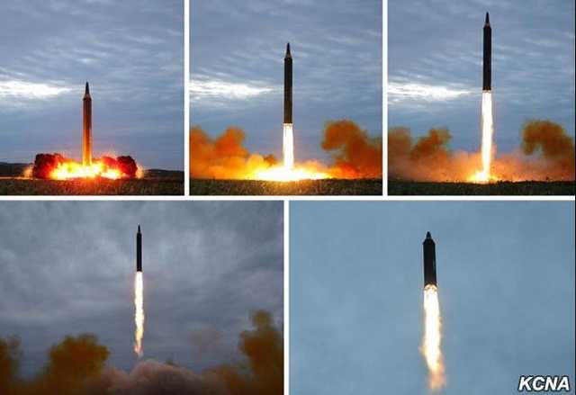 В КНДР подтвердили запуск ракеты Hwasong-12: появились первые фото