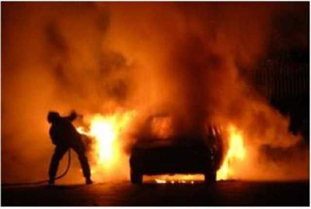 В Ивано-Франковске погоня за водителем закончилась взрывом автомобиля