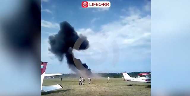 На авиашоу в Подмосковье разбился Ан-2, два человека погибли