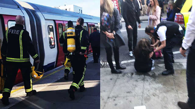 Появились фото с места взрыва в метро Лондона. Полиция заявила про теракт