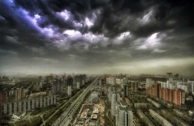 На Москву обрушился мощный ураган