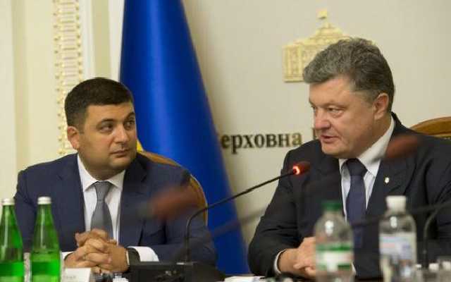 Работу Порошенко и Гройсмана не одобряют 75% украинцев
