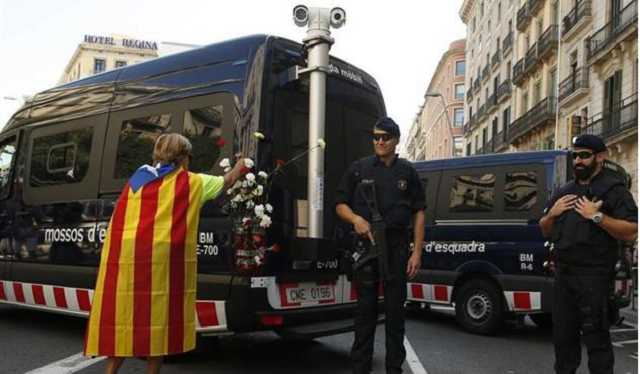 В Барселоне во время стычек на референдуме пострадали 11 полицейских