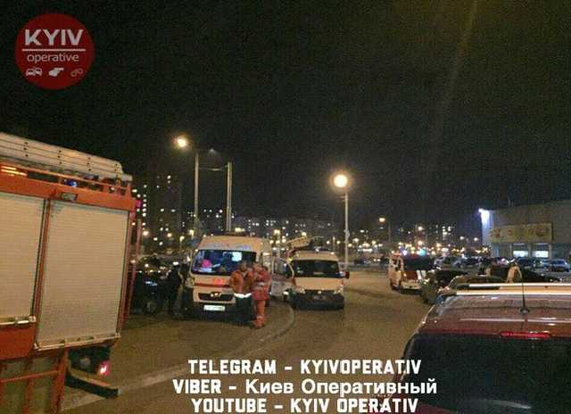 В Киеве горела многоэтажка