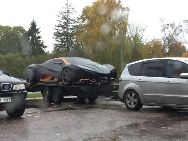 В Латвии «засветился» первый украинский суперкар Himera