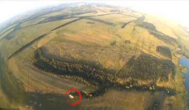 Как бойцы ВСУ подбили в АТО танк боевиков — видео с беспилотника