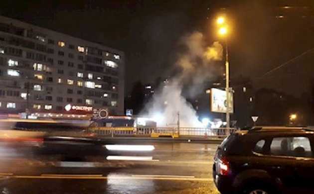 Порыв теплотрассы в Киеве: показали первые последствия аварии