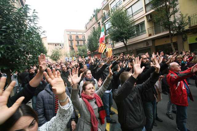 В Каталонии проходят акции против ареста лидеров региона