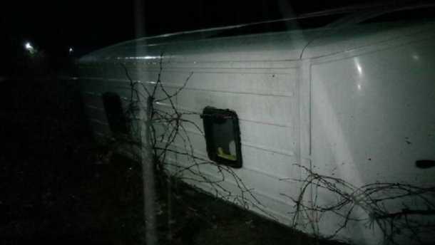 На Закарпатье перевернулся микроавтобус с заробитчанами