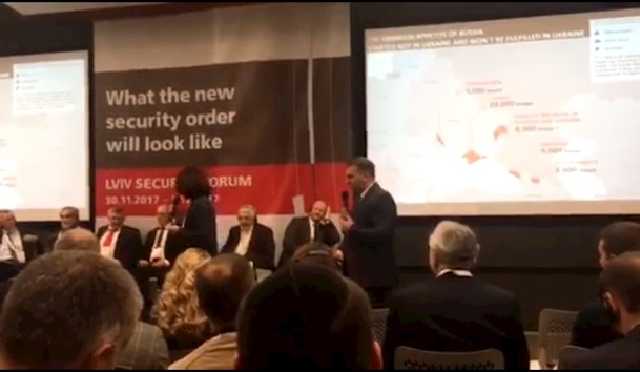 Во Львове возник скандал с картой Украины с "ЛДНР"