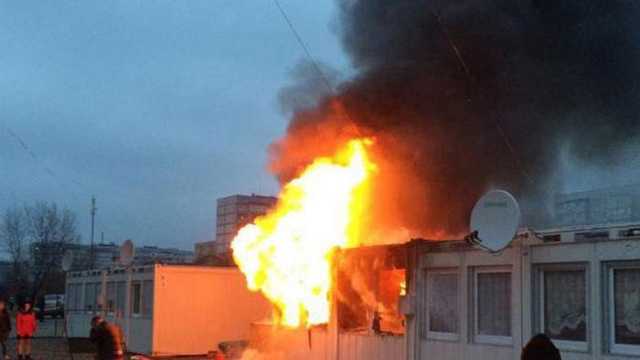 В модульном городке для переселенцев сгорел 2-х летний ребенок