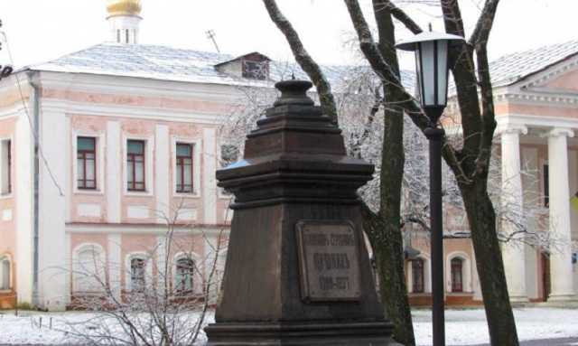 В Чернигове украли бюст Пушкина