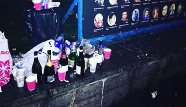 В Житомире опозорили стенд Небесной Сотни: фотофакт