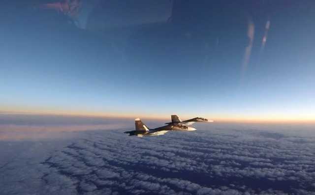 США опубликовали видео перехватов российских истребителей над Балтией