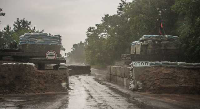 На блокпосту террористов умер мужчина