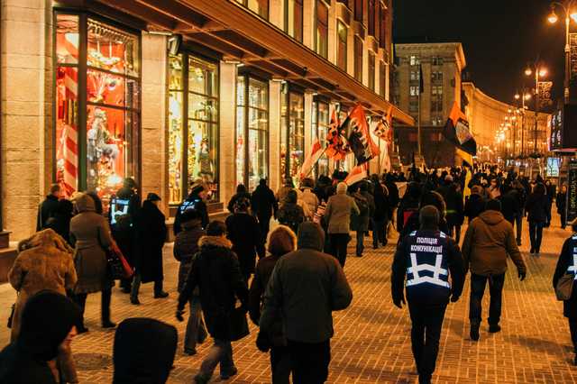 В центре Киева прошел марш в память о Михаиле Жизневском