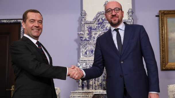 Премьер Бельгии – Медведеву: Мы не можем закрывать глаза на ситуацию в Украине