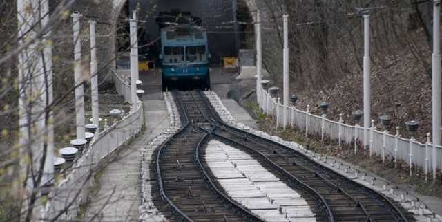 В Киеве сломался фуникулер