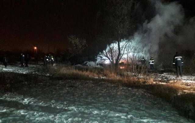 Крушение вертолета в Кременчуге: на месте трагедии нашли голову одного из пилотов