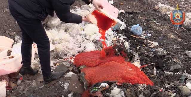 В «ЛНР» уничтожили 85 кг икры