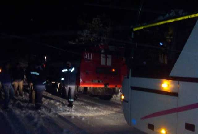 Под Хмельницком автобус с 50 пассажирами слетел с трассы в кювет