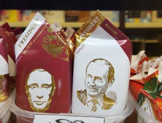 "Их сосать?" В России продают конфеты с Путиным по 1200 грн/кг