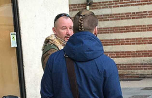 Стычка Ананьева и Шейнина: появилось видео "нападения" АТОшника на пропагандиста