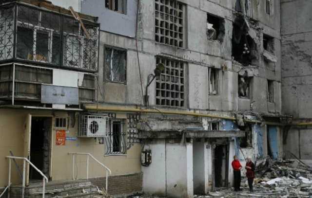 Оккупанты во время учений попали снарядом в жилой дом в Енакиево