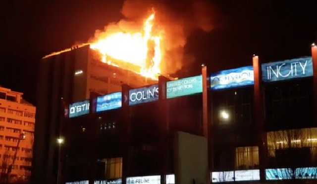 В России снова масштабный пожар: горит многоэтажка в Грозном