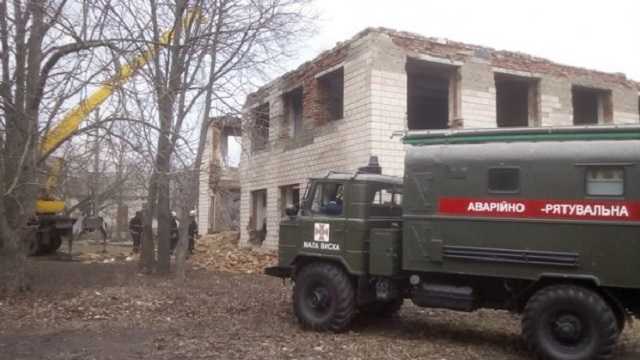 Обвал здания в Кировоградской области: погиб человек