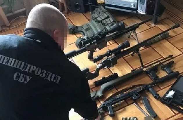 В канун праздников СБУ собрал в Одессе целый арсенал оружия