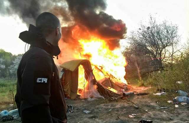 Сожжение табора ромов в Киеве: в полиции прояснили ситуацию