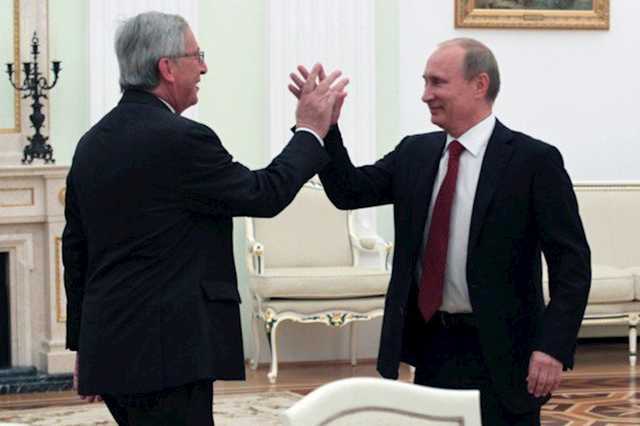 "Мой друг Путин": Юнкер призвал говорить с Кремлем на равных