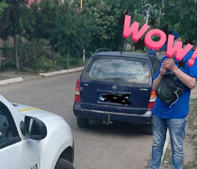 "На дискотеке закинулся": нетрезвый фанат Путина ганял по Киеву на евроавто