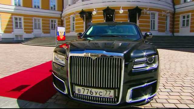 Номера нового лимузина Путина сняли с украинского Daewoo