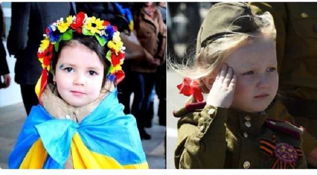 Все начинается с детей: в сети яркими фото сравнили Украину и Россию