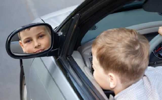 В Луцке маленький ребенок сбил на автомобиле человека и 2 дерева: опубликовано видео