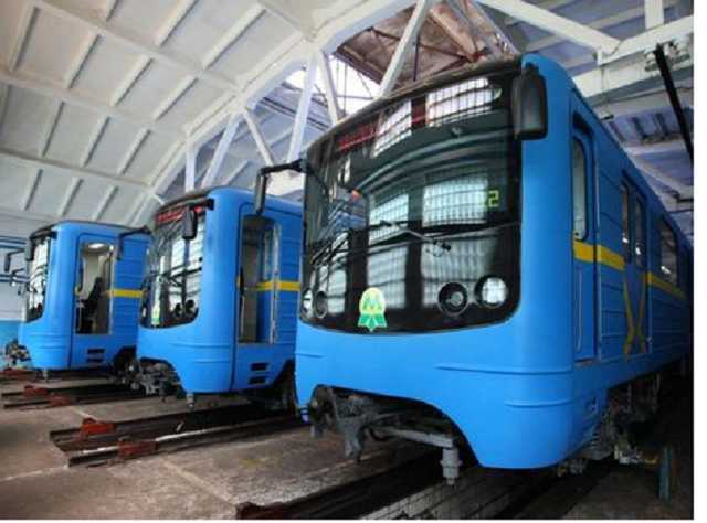 В киевском метрополитене появился вагон-стадион