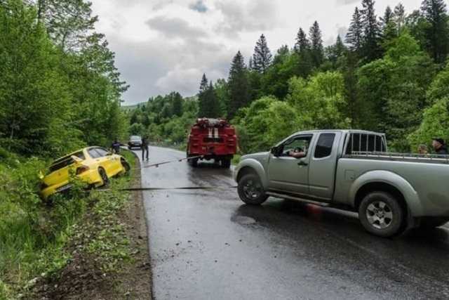 В Карпатах произошло несколько ДТП во время раллийных гонок